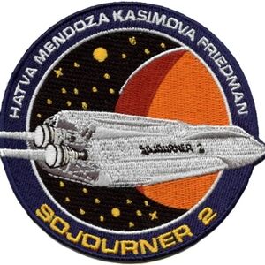 NEW For All Of Mankind Patch Sojourner 2 Embroidered Iron On